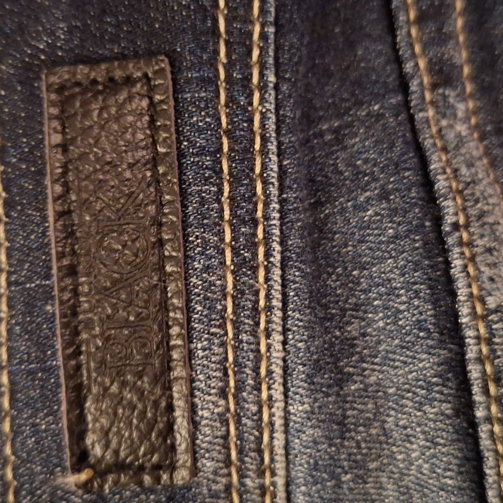 Buckle Black Distressed Ankle Skinny Blue Jeans Size 27 - Picture 3 of 6